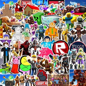 52Pcs Cartoon Game Alphabet Lore Stickers for Laptop Skateboard