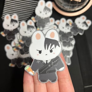 Pegatina de ATEEZ bunny Seonghwa Wonderland