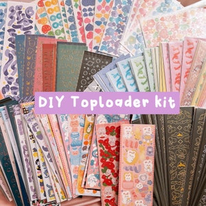 DIY Toploader Polco kit stickers