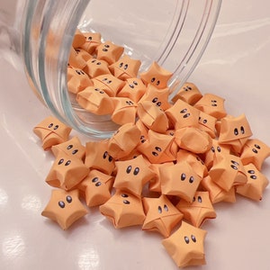 Super Mario Super Star paper origami (25 stars)