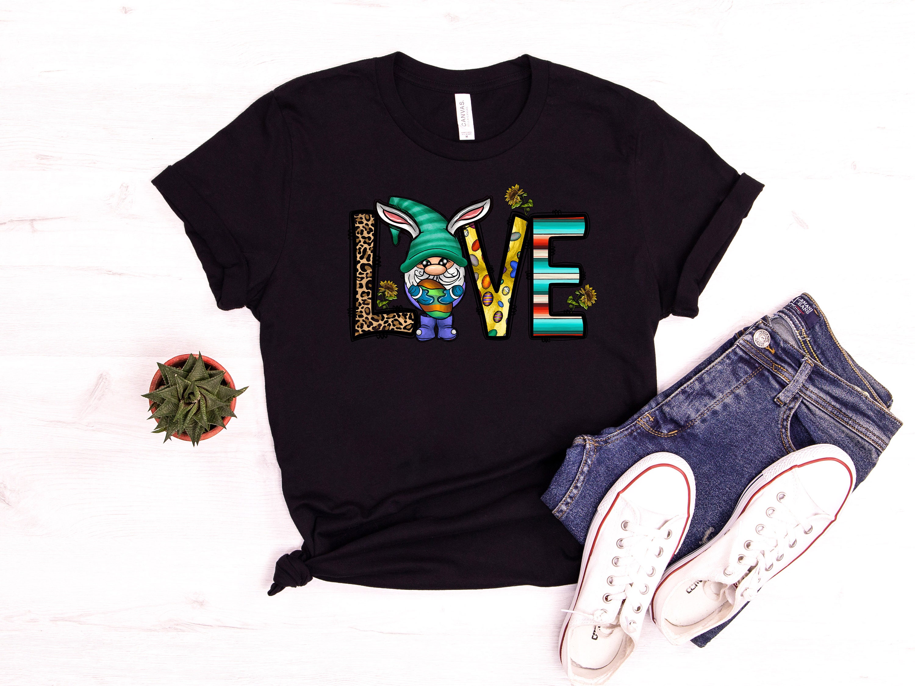 Discover Easter Love Shirt,Easter Gnome Shirt,Easter Love Gnome Shirt,Easter T-Shirt