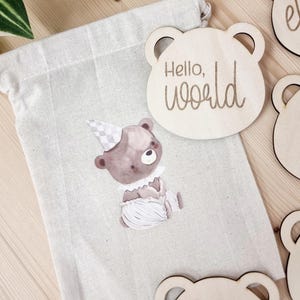 Millestones nascita, nascita, idea regalo neonato, baby shower, legno, foto ricordo, regalo personalizzato, neonato, 12 mesi, card crescita