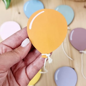 Bomboniera palloncino calamita in legno, battesimo, bomboniera artigianale, calamita, idea regalo, nascita, primo compleanno, confezione