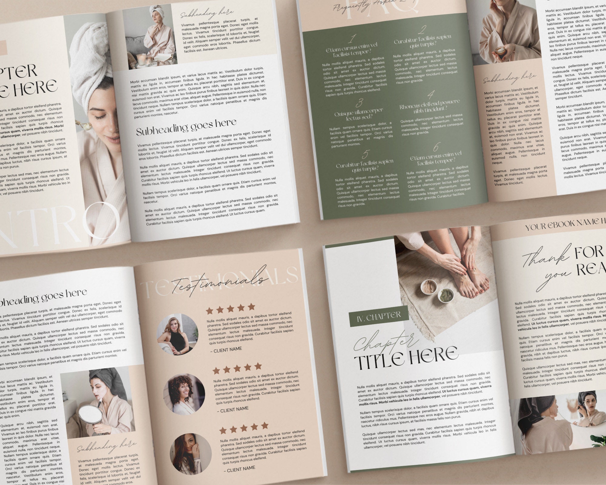Ebook Canva Template for Entrepreneurs 50-page Ebook Creator - Etsy