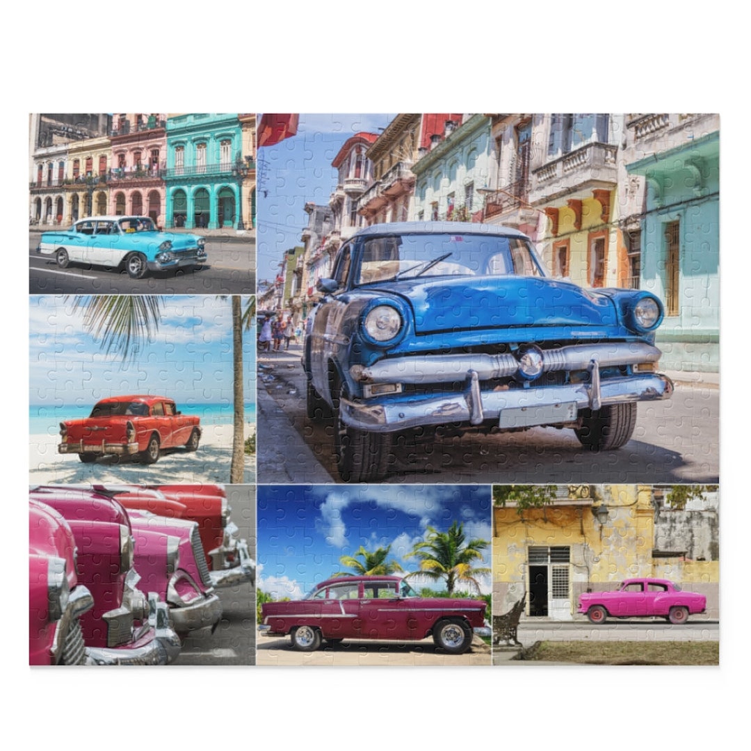 Car Jigsaw Puzzles 500 Pieces, Car Jigsaw Puzzles for Adults, Five