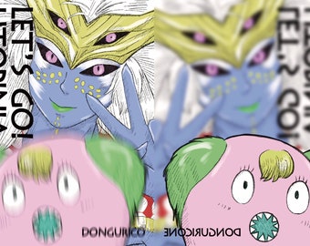 No More Heroes 3 NMH3 Fanbook Doujinshi Comic LET’S GO! UTOPINIA (Includes English Translation, Metallic Postcard & Clear Stickersheet)