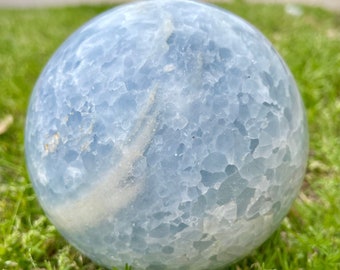 Blue Calcite Sphere 98mm