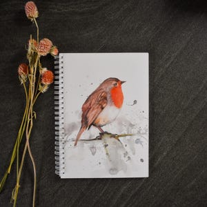 Notepad - Robin, Redbreast A5