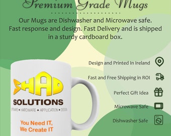 100% Personalised Mug | Custom made Mug | 11oz/325ml | Multiple Color Options