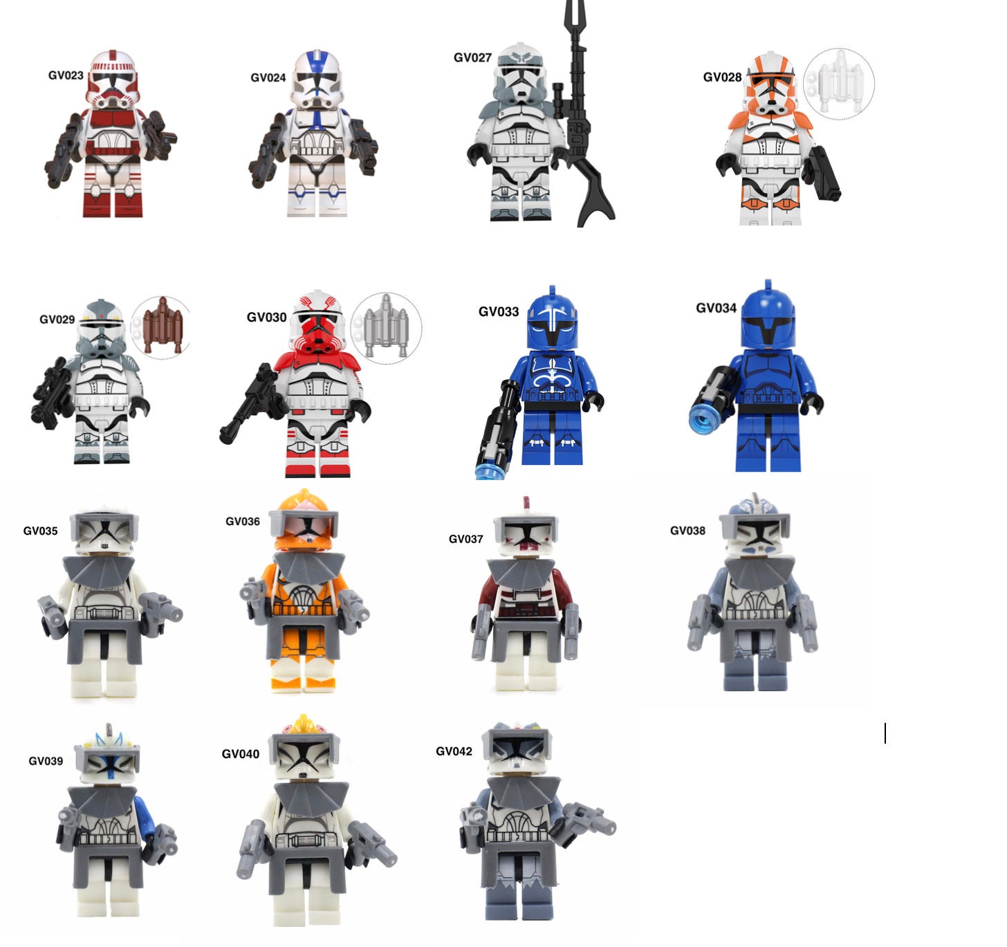 List Of Lego Star Wars Minifigures