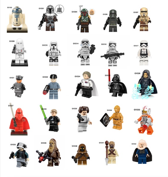 Lego Star Wars Empire Custom Minifigures Compatible MOC Luke - Etsy