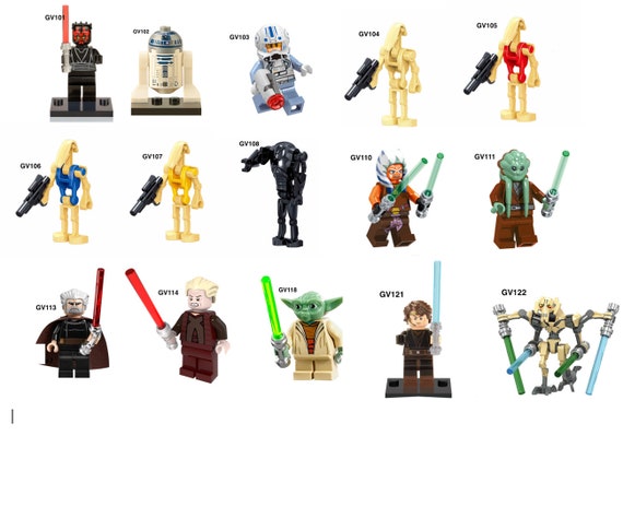 Lego Star Wars Minifigures Custom Etsy