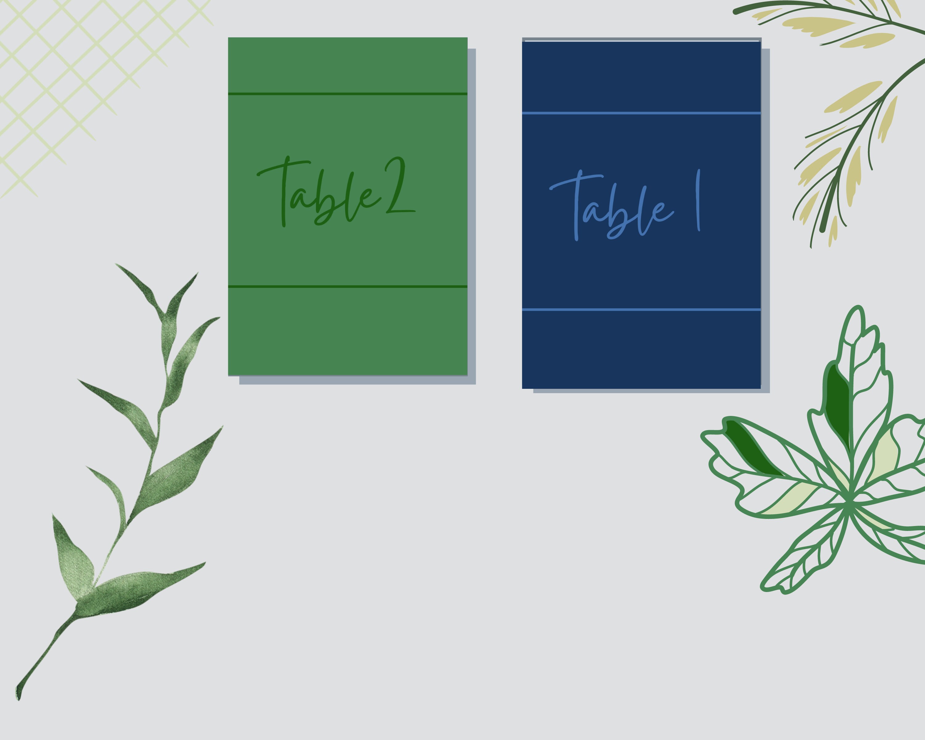 Program Proper Table Number Editable Table Number ,table Numbers , Simple Colored Table Numbers ...