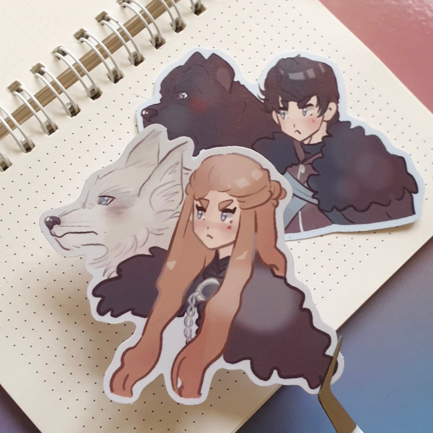 Anime White Wolf - Etsy Ireland Anime White Wolf - Etsy Ireland