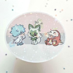 Stickers Paldea Game Monsters Gen 9 Stickers vinyles étanches Sticker pour ordinateur portable bouteille d'eau