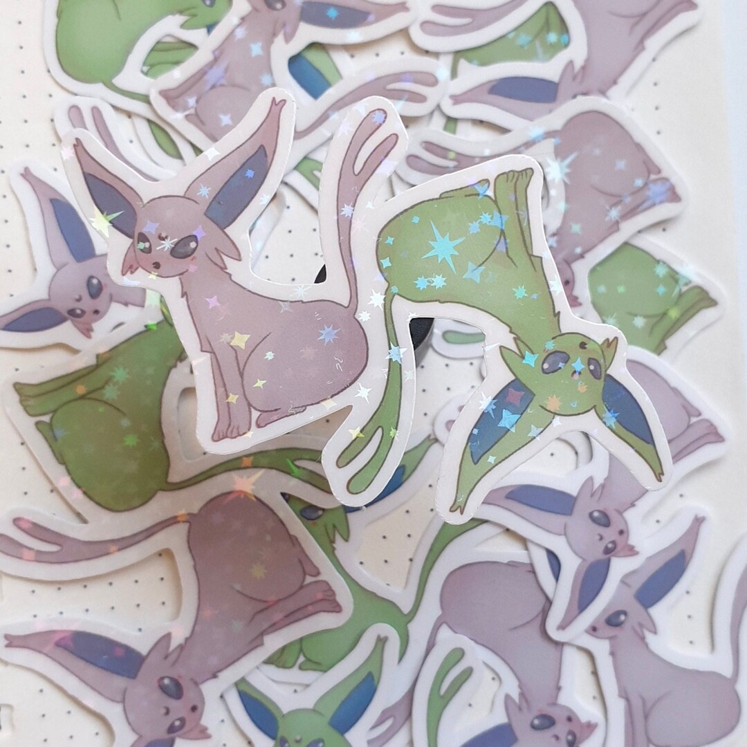 Eeveelution Die Cut Sticker Pack Fox Sticker Fox Stationery Laptop ...