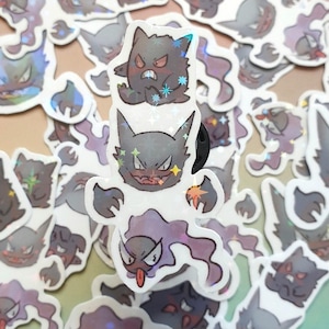 Kawaii sticker pack vinyl cute ghost sticker pack