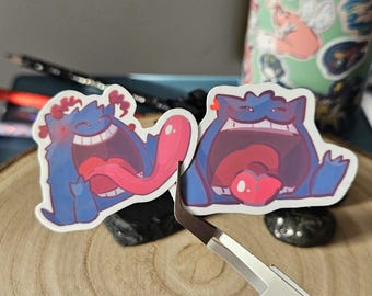 Big ghost type sticker pack water bottle vinyl decals