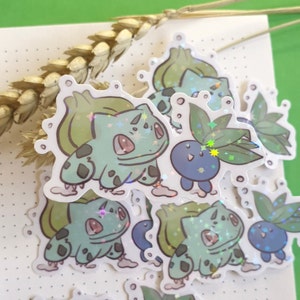 Cancelleria kawaii, cancelleria giapponese - riempitivo per calze - verde, regali di piante, regali per adulti, adesivo per laptop carino