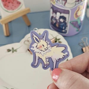 Cute eevelution small sticker vinyl waterbottle sticker for laptop