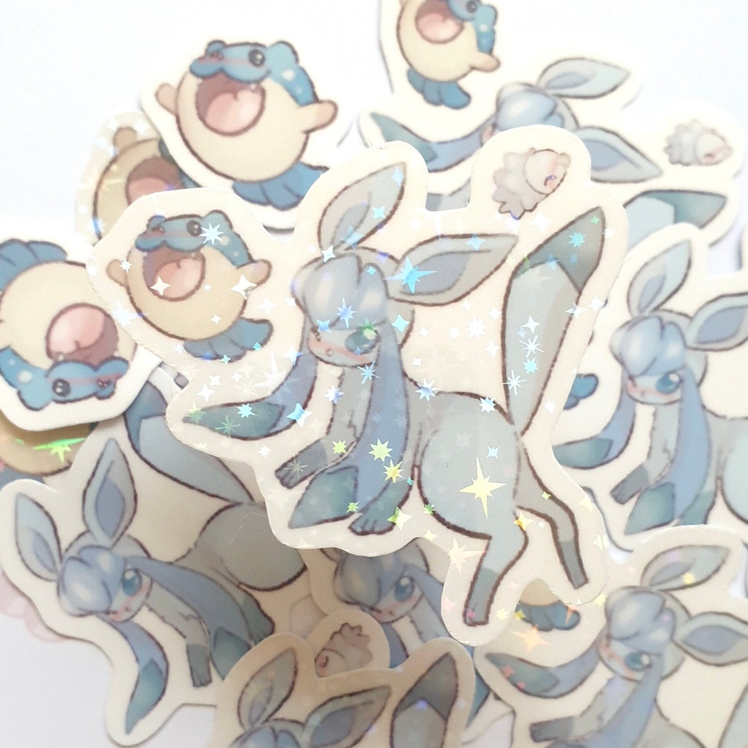 Eeveelution Sticker for Water Bottle Decals Laptop Sticker Cute ...