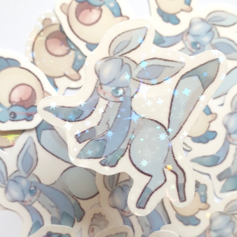 Eeveelution Sticker for Water Bottle Decals Laptop Sticker Cute ...