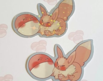 Eeveelution cute game sticker small sticker bottle