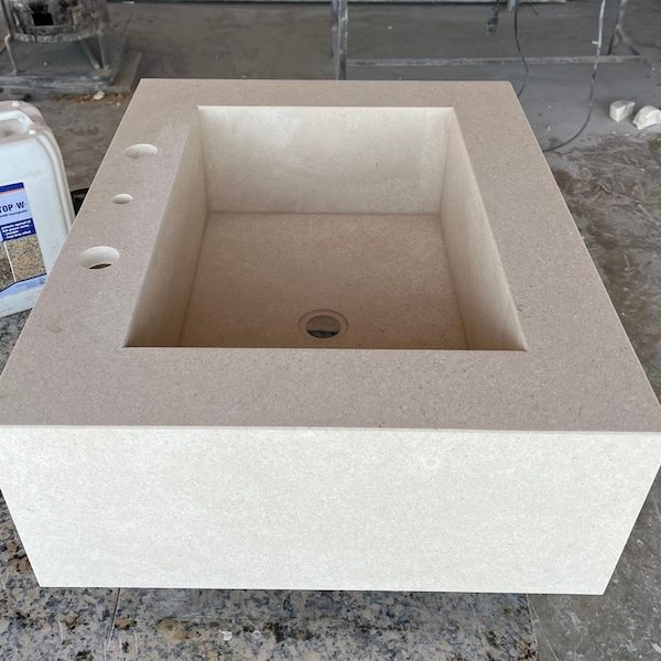 Limestone Sink Etsy