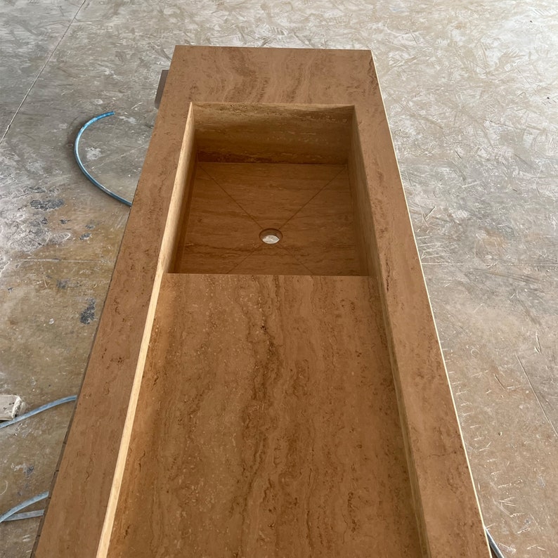 Custom Travertine Sink, Rustic Travertine Marble, Handcrafted Travertine Sink, Travertine Vessel Sink, Handmade Travertine, Bathroom Vanity