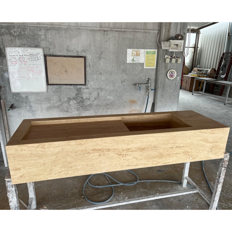 Custom Travertine Sink, Rustic Travertine Marble, Handcrafted Travertine Sink, Travertine Vessel Sink, Handmade Travertine, Bathroom Vanity