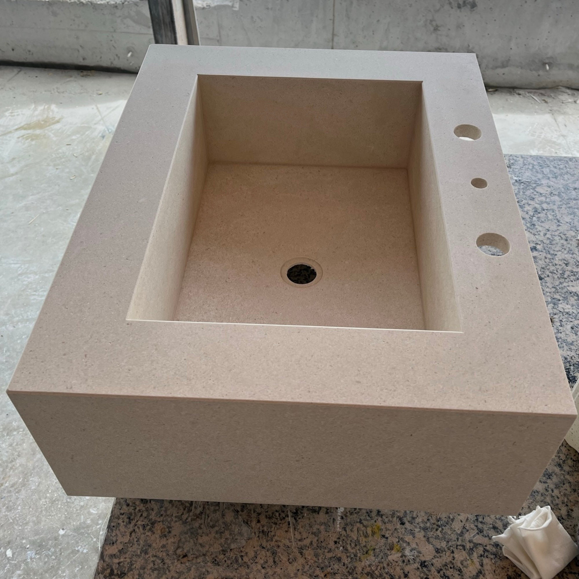 Custom Limestone Sink Handmade Custom Limestone Sink Etsy