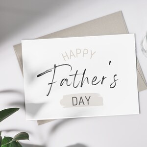 Card for Dad "Happy Father's Day" Printable