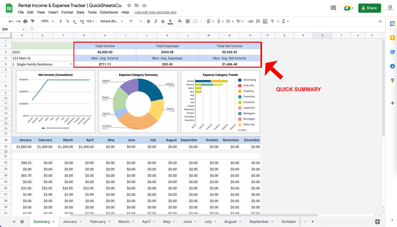 Landlord Rental Property Spreadsheet Template Google Sheets Etsy Landlord Rental Property Spreadsheet Template Google Sheets Etsy