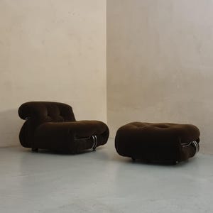 Soriana Afra and Tobia Scarpa Cassina 1969 Armchair Vintage Design