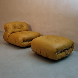 Soriana Afra and Tobia Scarpa Cassina 1969 Armchair Vintage Design