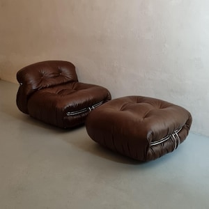 Soriana Afra and Tobia Scarpa Cassina 1969 Armchair Vintage Design