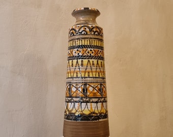 Ceramic Vase Aldo Londi Bitossi 1970s Vintage Design
