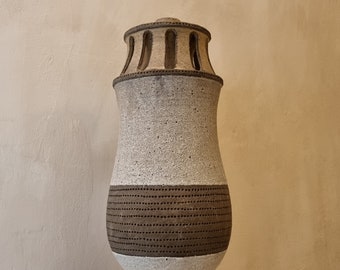 Sculptural Amphora Aldo Londi Bitossi 1970s Vintage Design