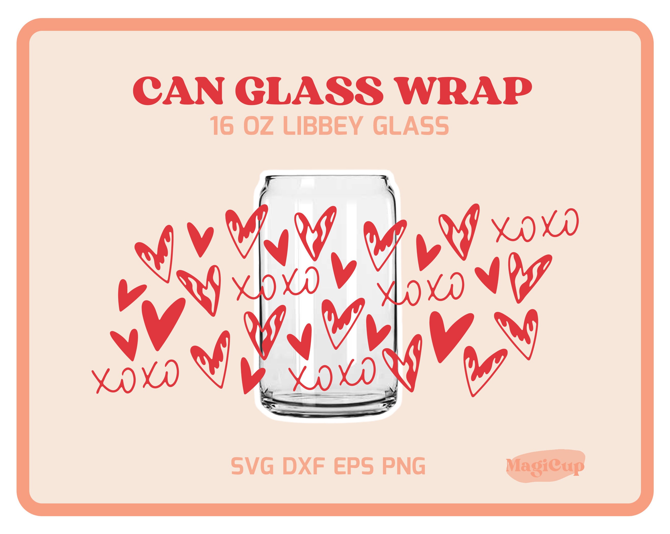Libbey Glass Svg Beer Can Glass Svg Glass Can Svg Can Glass Etsy