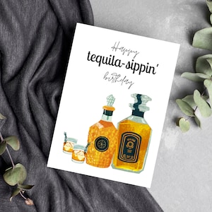 Cadeaux tequila Carte tequila Cadeaux 60e anniversaire homme 60e anniversaire homme Carte 58e anniversaire cadeau 40e anniversaire 40e anniversaire lui 40e anniversaire homme