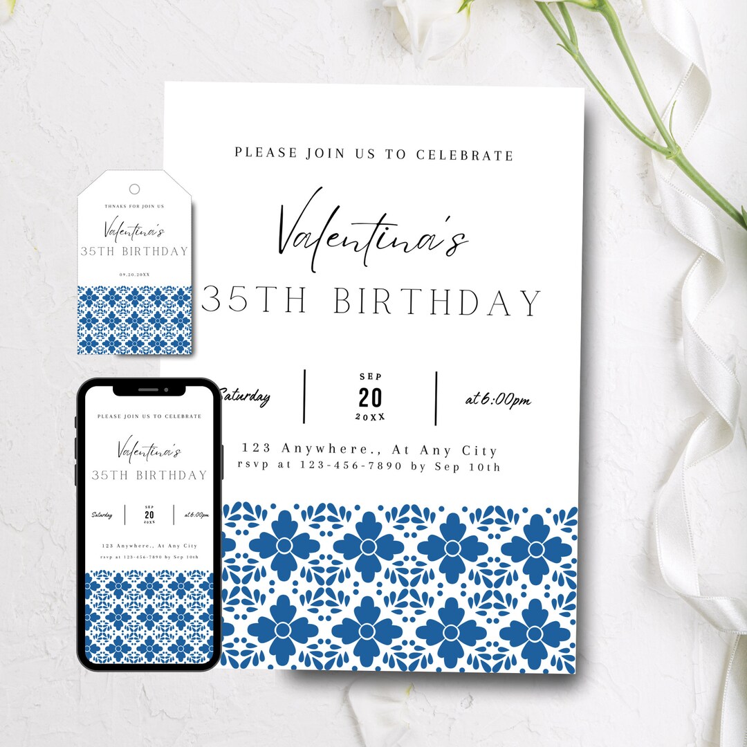 Mexican Fiesta Invitation Mexican Invitation Mexican Theme Invitation ...
