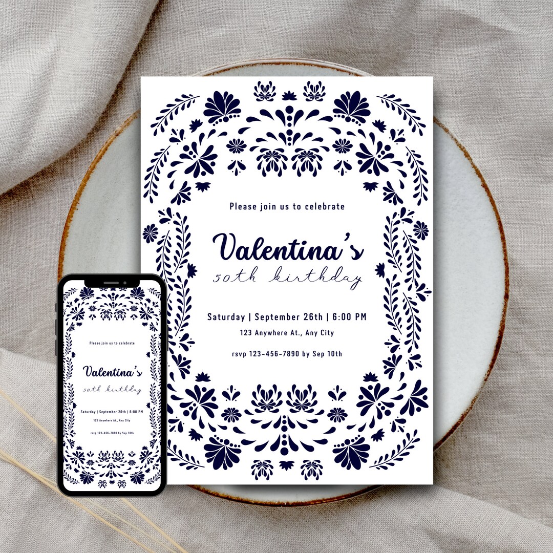 Mexican Theme Invitation Mexican Invitation Birthday Mexican Invitation ...