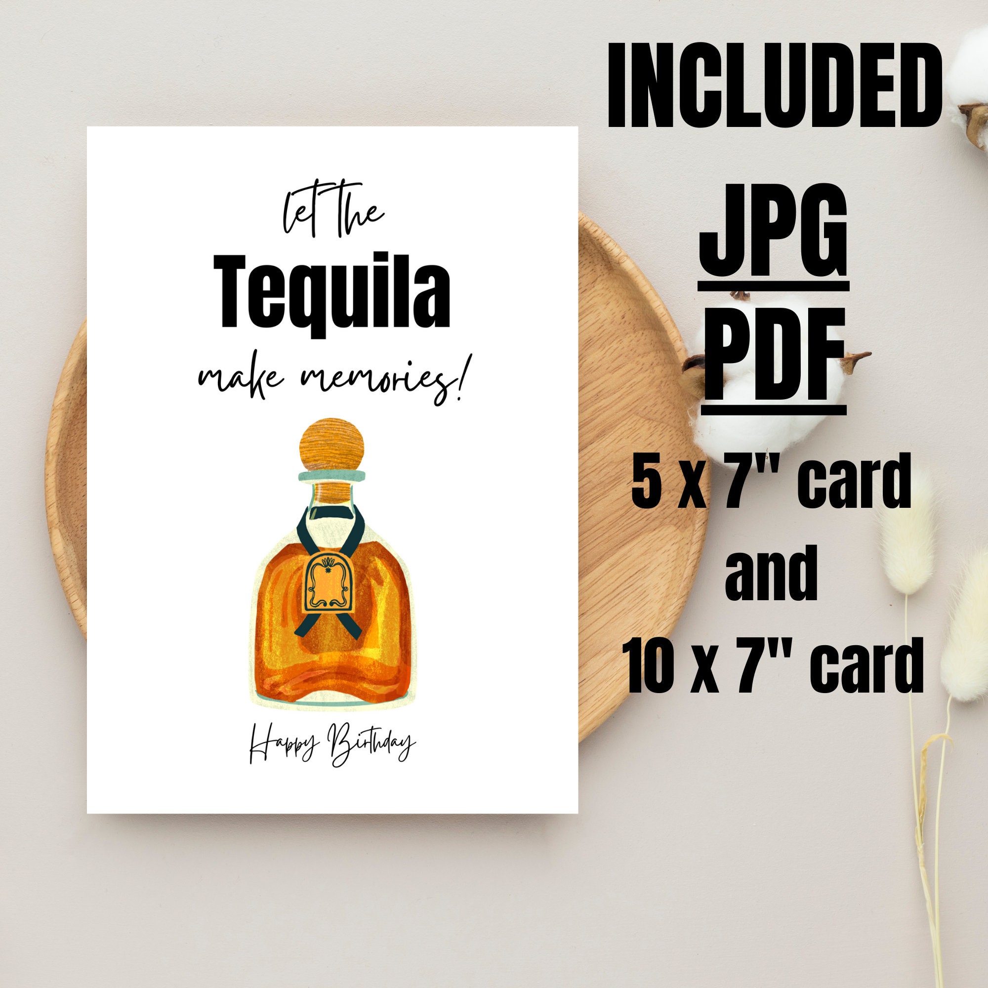 Tequila Birthday Card Tequila Card Tequila Gifts Funny Mexican Birthday Card Mexican Dad