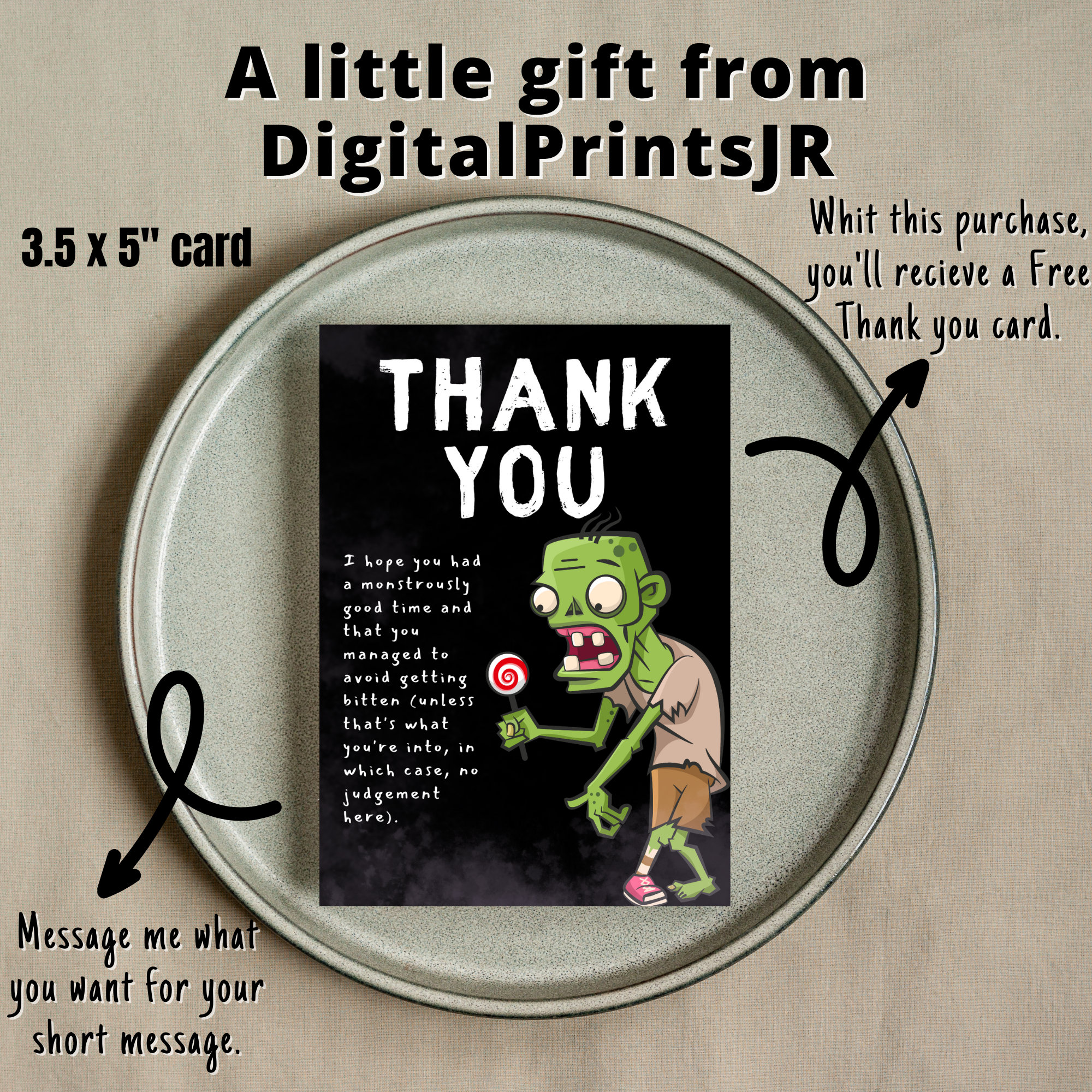 Zombies Birthday Invitation Zombie Kids Birthday Zombies 3 Etsy