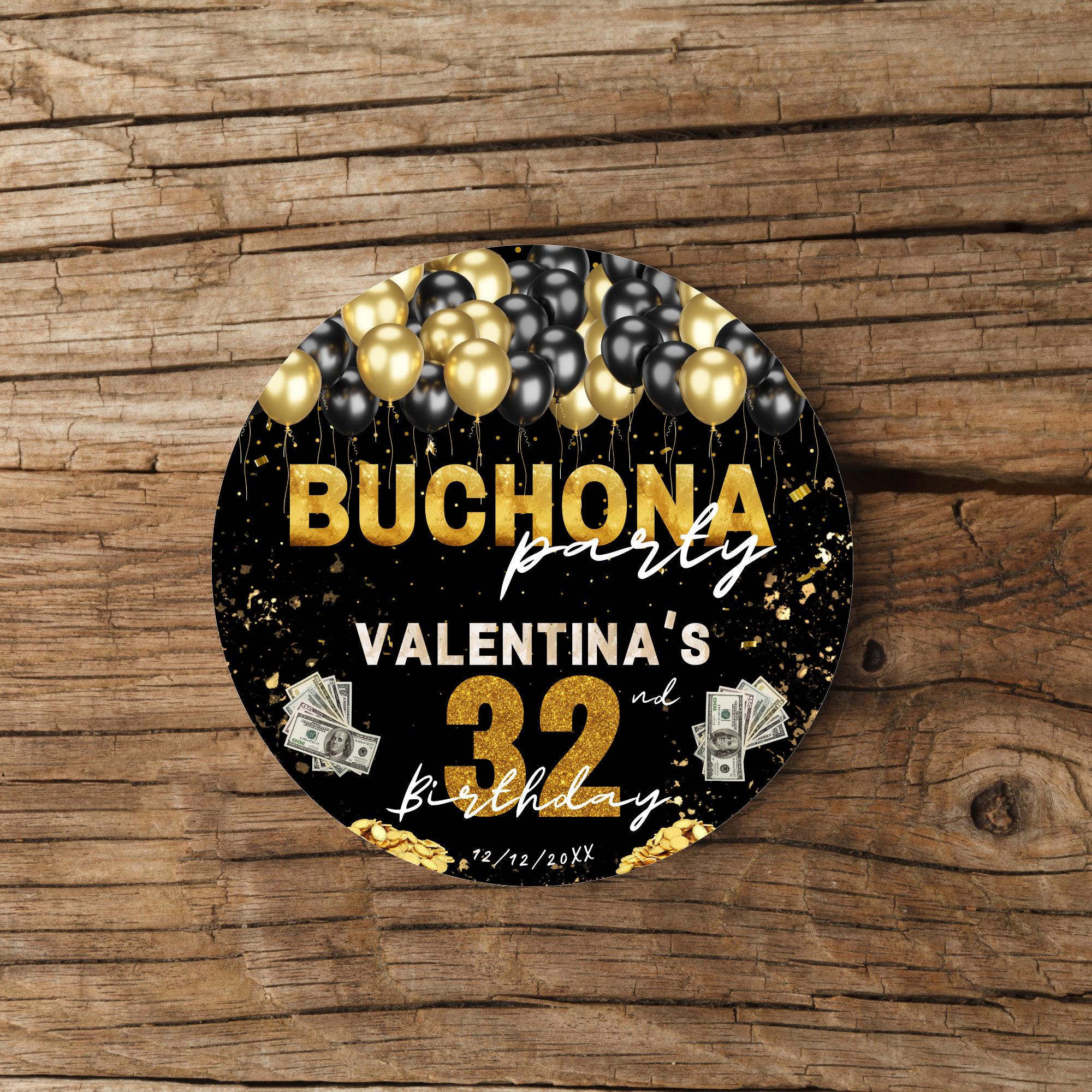 Buchona Stickers Buchona Party Favor Buchona Party Decor 30th Birthda ...
