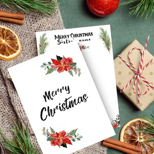PNG Cartas de Navidad Padre Navidad Cartas Plantilla Carta de Navidad Feliz Navidad SVG Ten Feliz Navidad 5x7 Tarjeta Digital