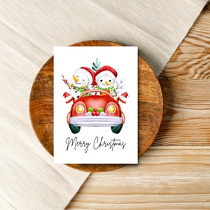5x7 Christmas Card E Cards Christmas Joy Christmas Cards Wife Christmas Card Merry Mail Card Car Christmas Cards