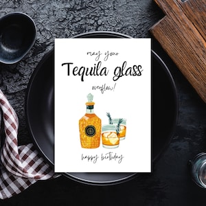 Carte d'anniversaire tequila Carte de tequila Carte d'anniversaire 60 ans Carte d'anniversaire 65 ans Carte d'anniversaire 58 ans Carte d'anniversaire 29 ans Carte d'anniversaire 23 ans
