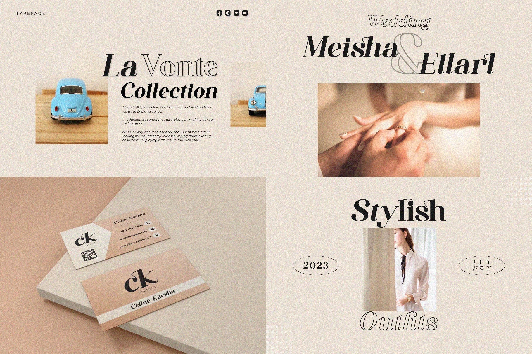 Modern & Elegant Font Bundle Cricut Fonts, Procreate Font, Canva Font ...
