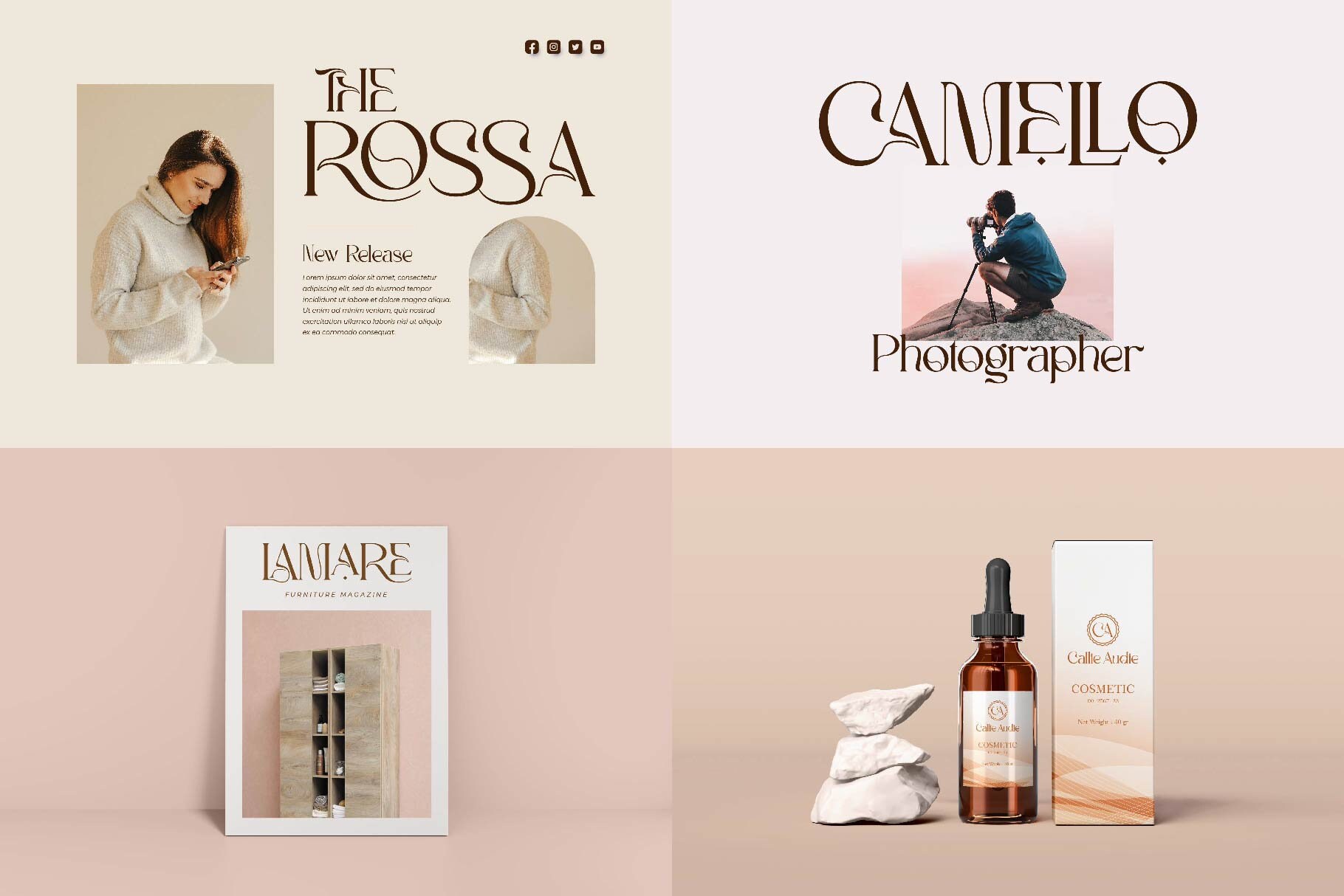 Modern & Elegant Font Bundle Cricut Fonts, Procreate Font, Canva Font ...